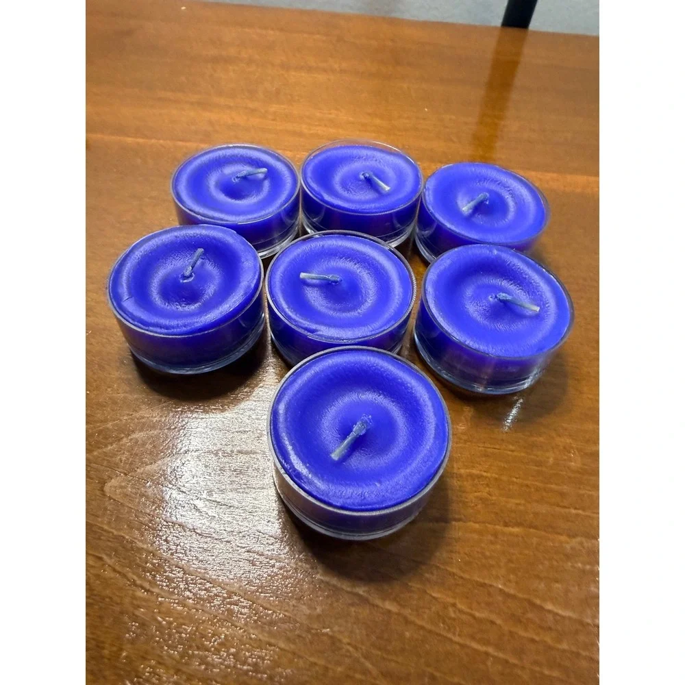 PartyLite Ocean Mist Universal Tealight Candles Purple Scented PARTIAL V0464 - Picture 2 of 9